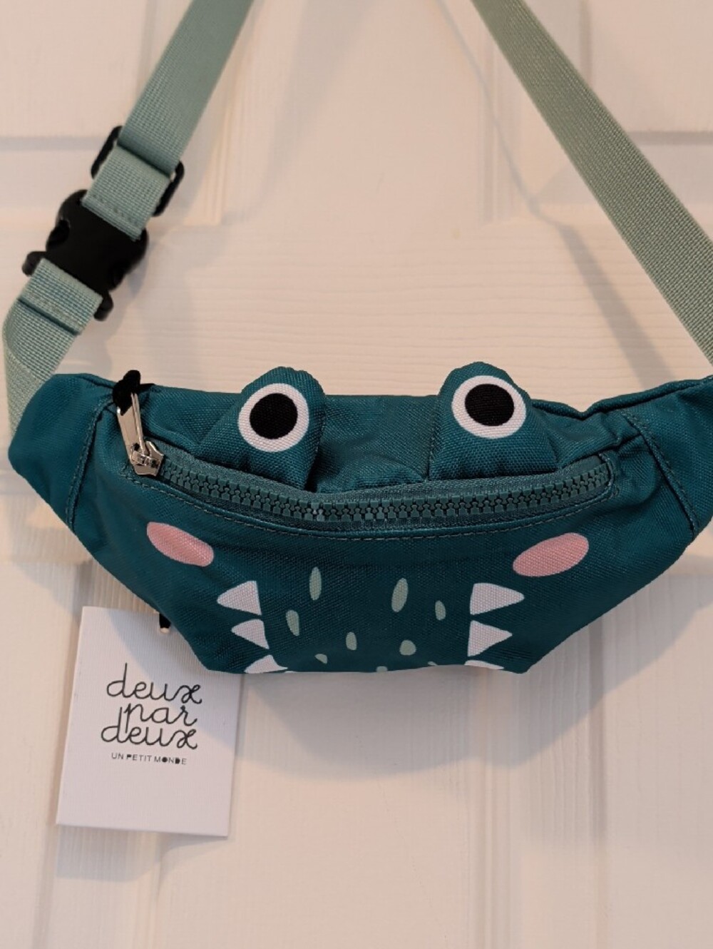 Deux par Deux Boy Playful Crocodile Fanny Pack New with Tags